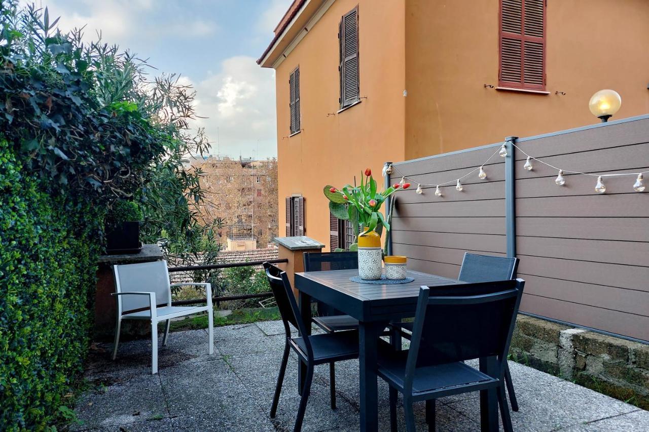 4Bnb - Cozy Vatican Loft With Terrace Rom Exterior foto
