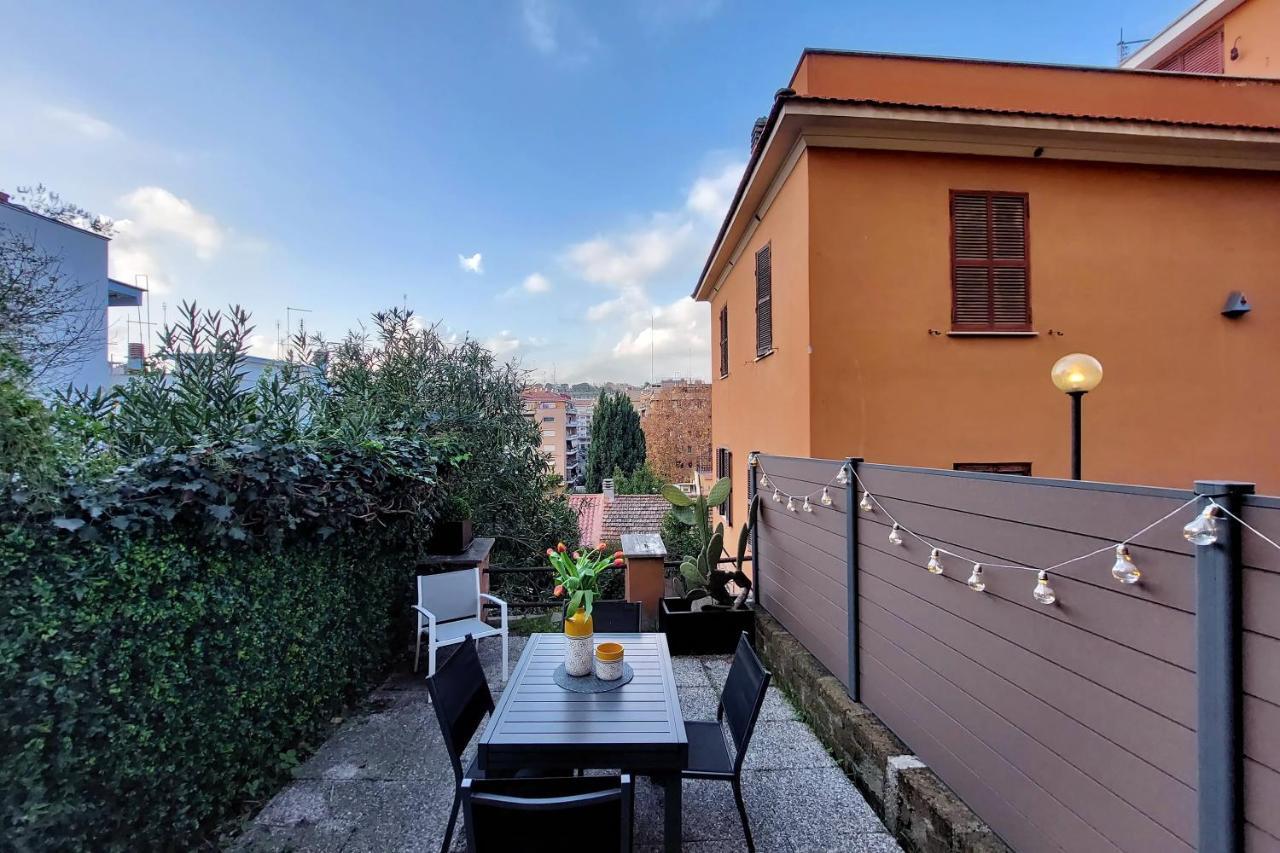 4Bnb - Cozy Vatican Loft With Terrace Rom Exterior foto